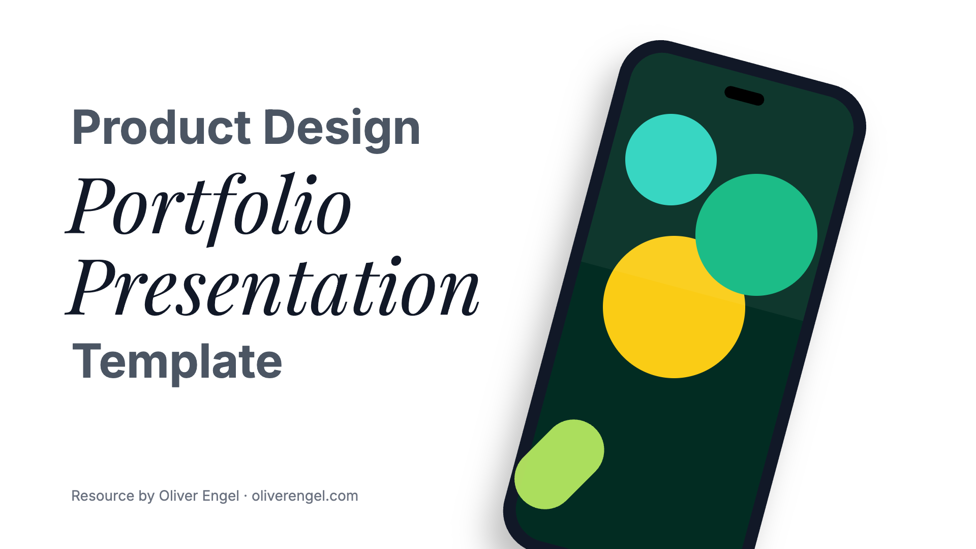 Product Design Portfolio Template